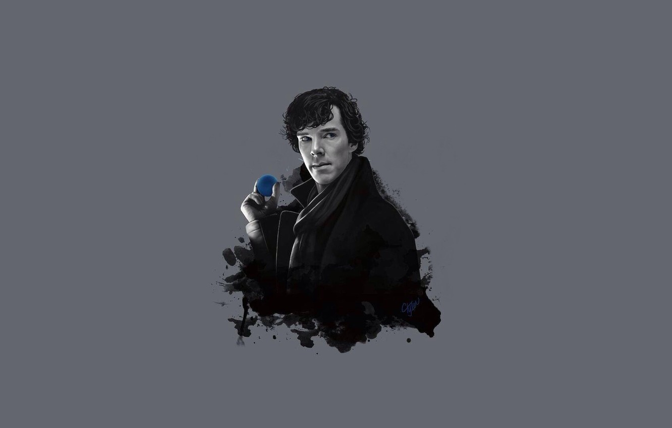 Photo Wallpaper Sherlock Holmes, Benedict Cumberbatch, - Sherlock Holmes Benedict Cumberbatch - HD Wallpaper 