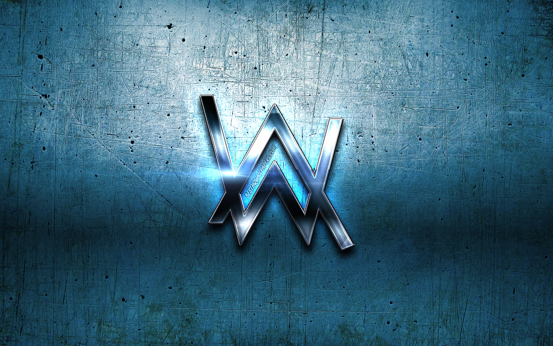 Alan Walker Blue Logo, Superstars, Dj Alan Walker, - Alan Walker Descargar Imagenes - HD Wallpaper 