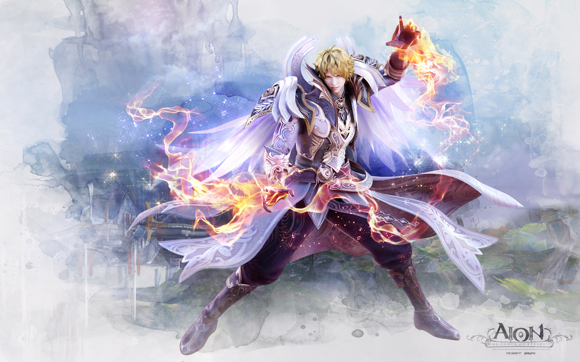 Aion Sorcerer - HD Wallpaper 