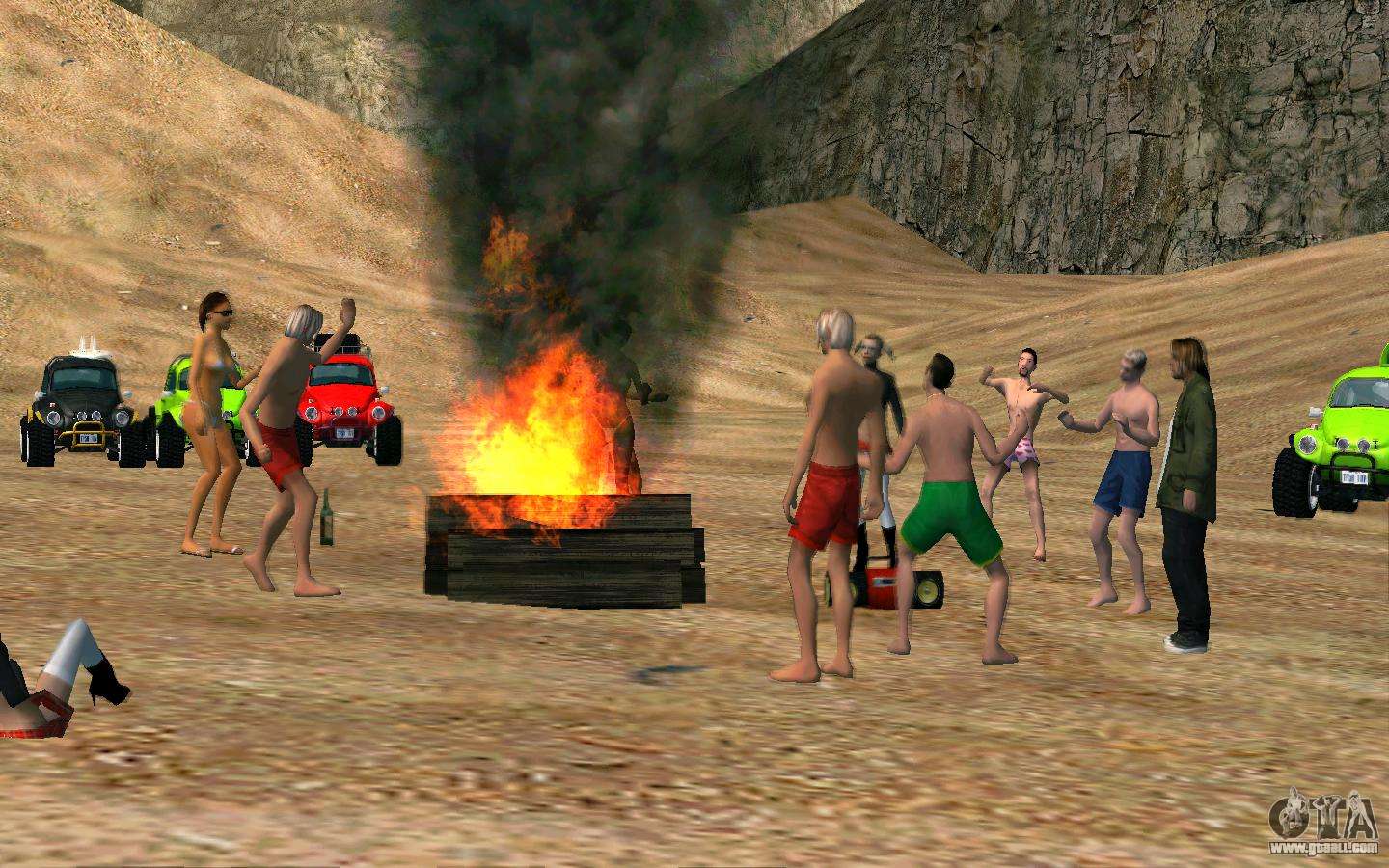 Beach Party For Gta San Andreas - Gta San Andreas Beach Party - HD Wallpaper 