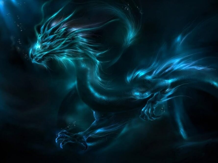 Dragon Wallpaper Hd 1080p Ice And Fire Dragons 1920 - Black And Blue Dragon - HD Wallpaper 