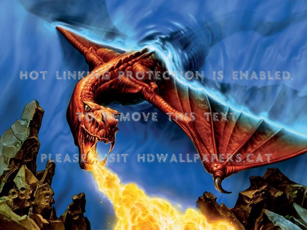 Fire Dragon Wallpaper 1024 768 Sky Mountins - Magic Time Spiral - HD Wallpaper 