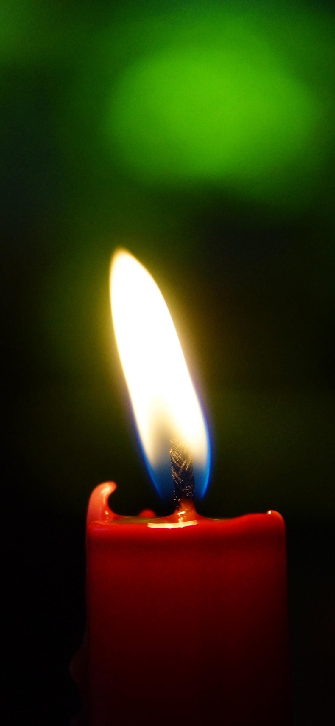 Red Candle, Light, Flame, Wallpaper - Background Candle Light Iphone - HD Wallpaper 