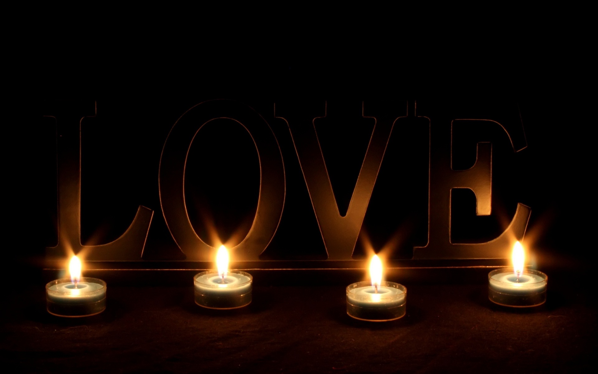 Wide Hd Candle Light Wallpaper - Love - HD Wallpaper 