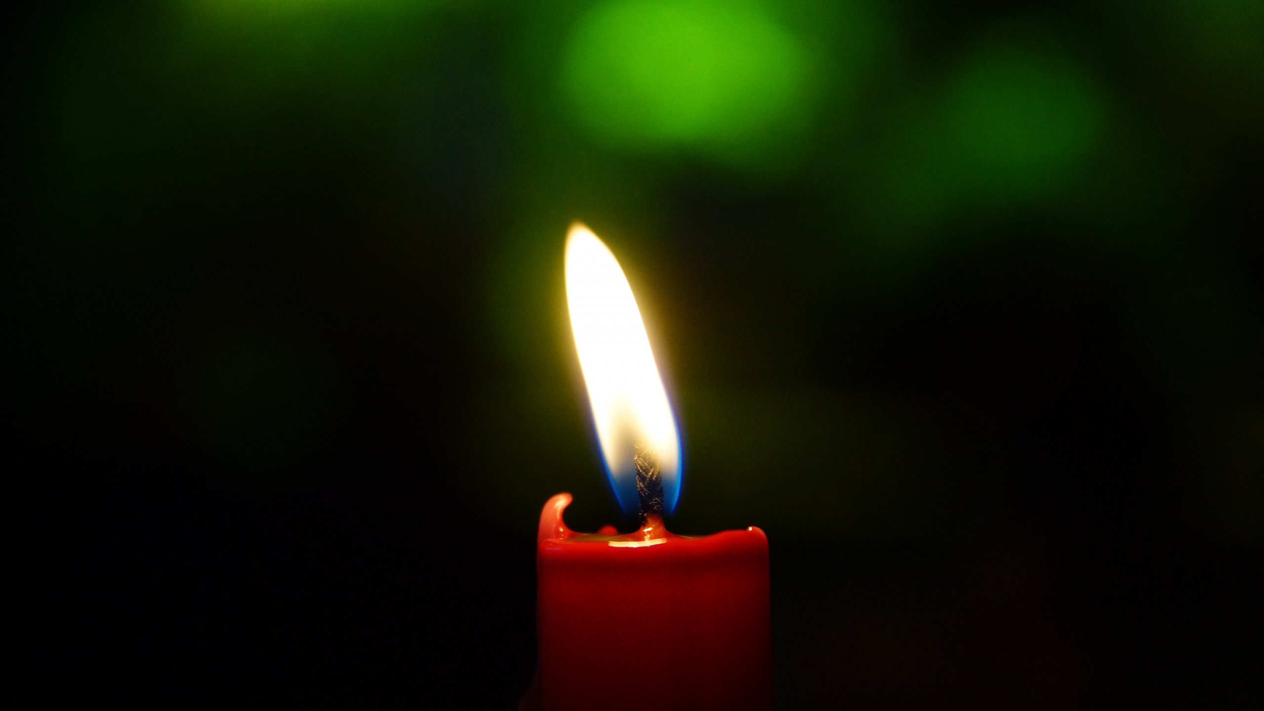 Red Candle, Light, Flame, Wallpaper - Candle - HD Wallpaper 
