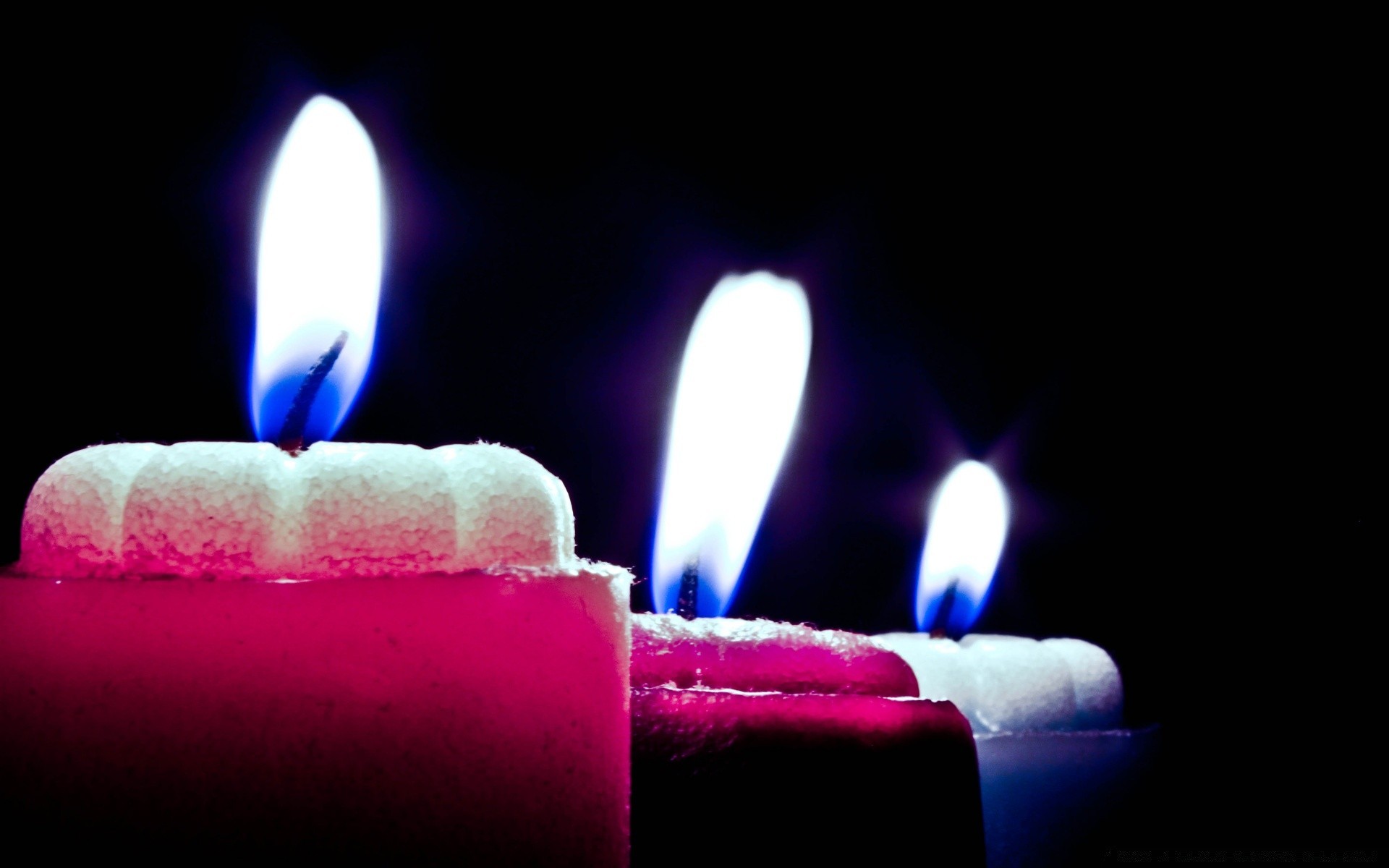 Black Candle Flame Candlelight Burnt Wax Christmas - Fondos De Pantalla Velas Encendidas - HD Wallpaper 