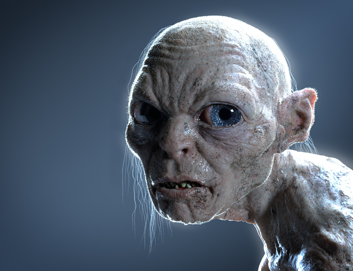 Gollum Smeagol - 1407x1080 Wallpaper Gollum Smeagol - 1407x1080 Wallpaper