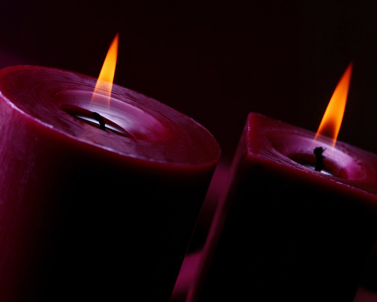 Romantic Candles Of Love - HD Wallpaper 