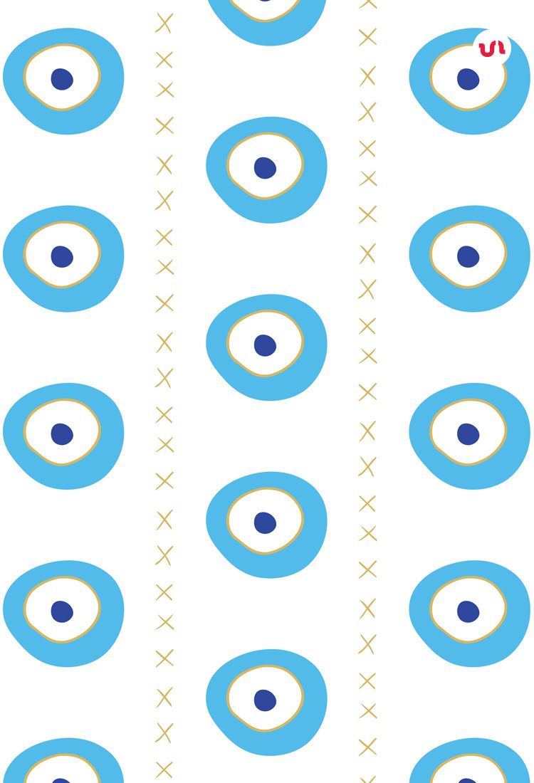 Evil Eye Illustration - HD Wallpaper 