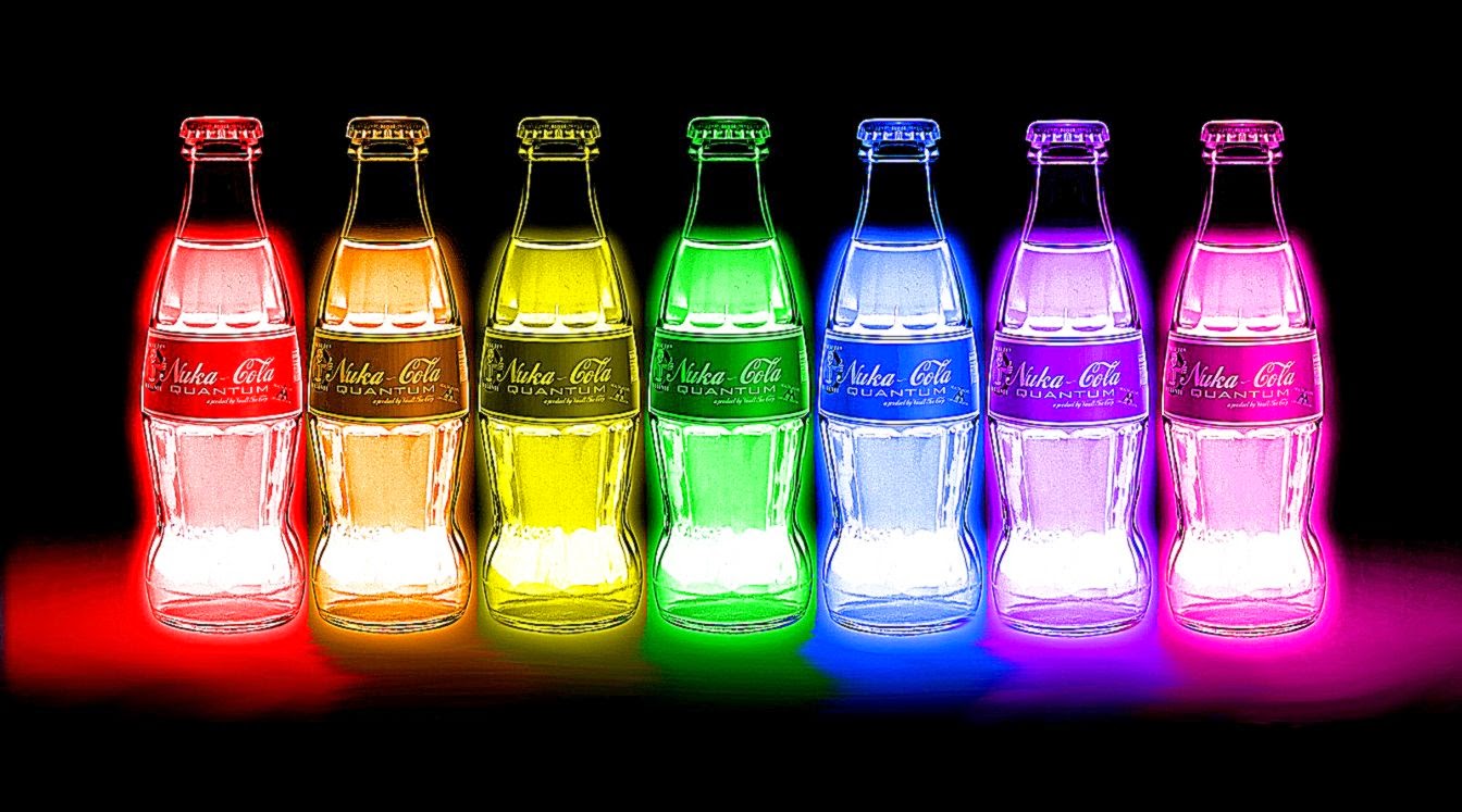 Pics For Gt Neon Colors Wallpaper - Light Up Coke Bottle - HD Wallpaper 
