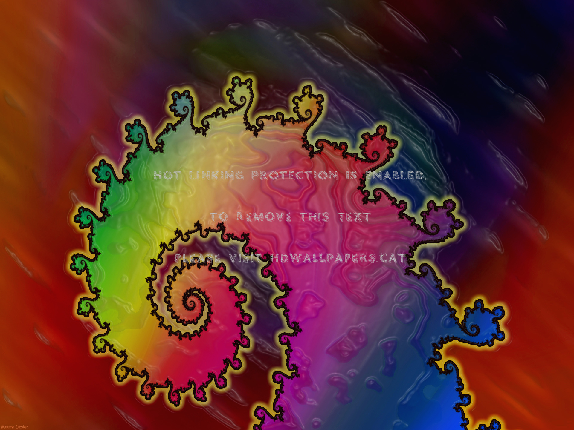 Color Booster Windows Fractal Chill-out Mind - Visual Arts - HD Wallpaper 