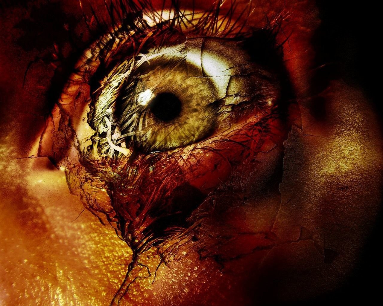 Awesome Evil Eye Free Wallpaper Id - Scary Eyes - HD Wallpaper 