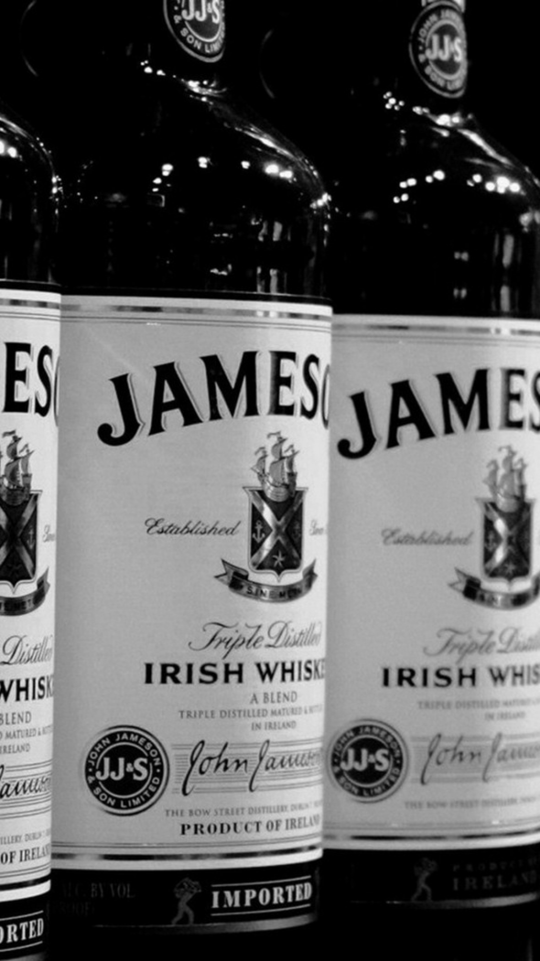 Jameson Black And White - HD Wallpaper 