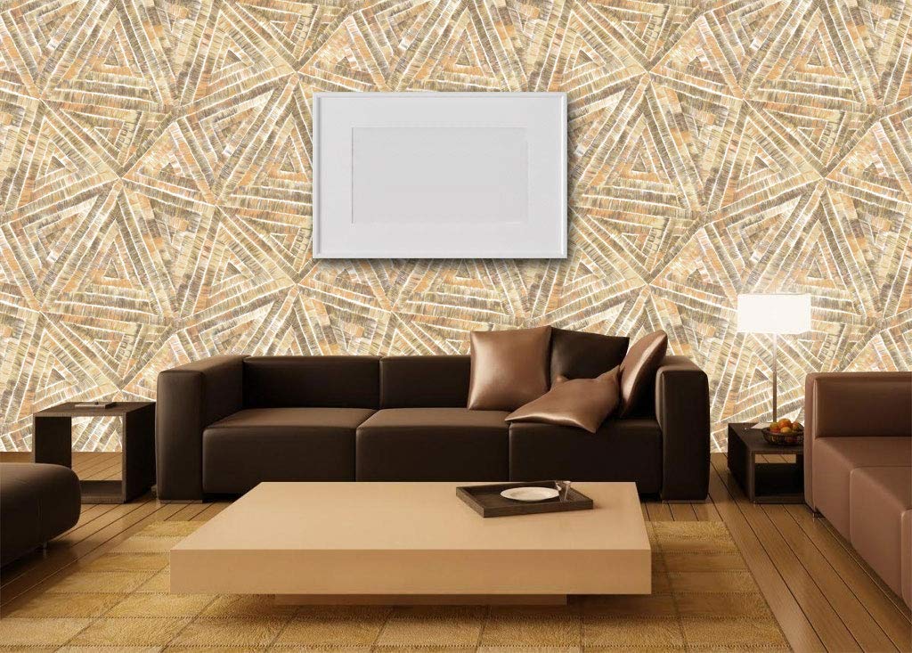 Glowvia Wallpaper For Wall Decor, Modern Triangle Designer - Arredamento Stile Etnico Moderno - HD Wallpaper 