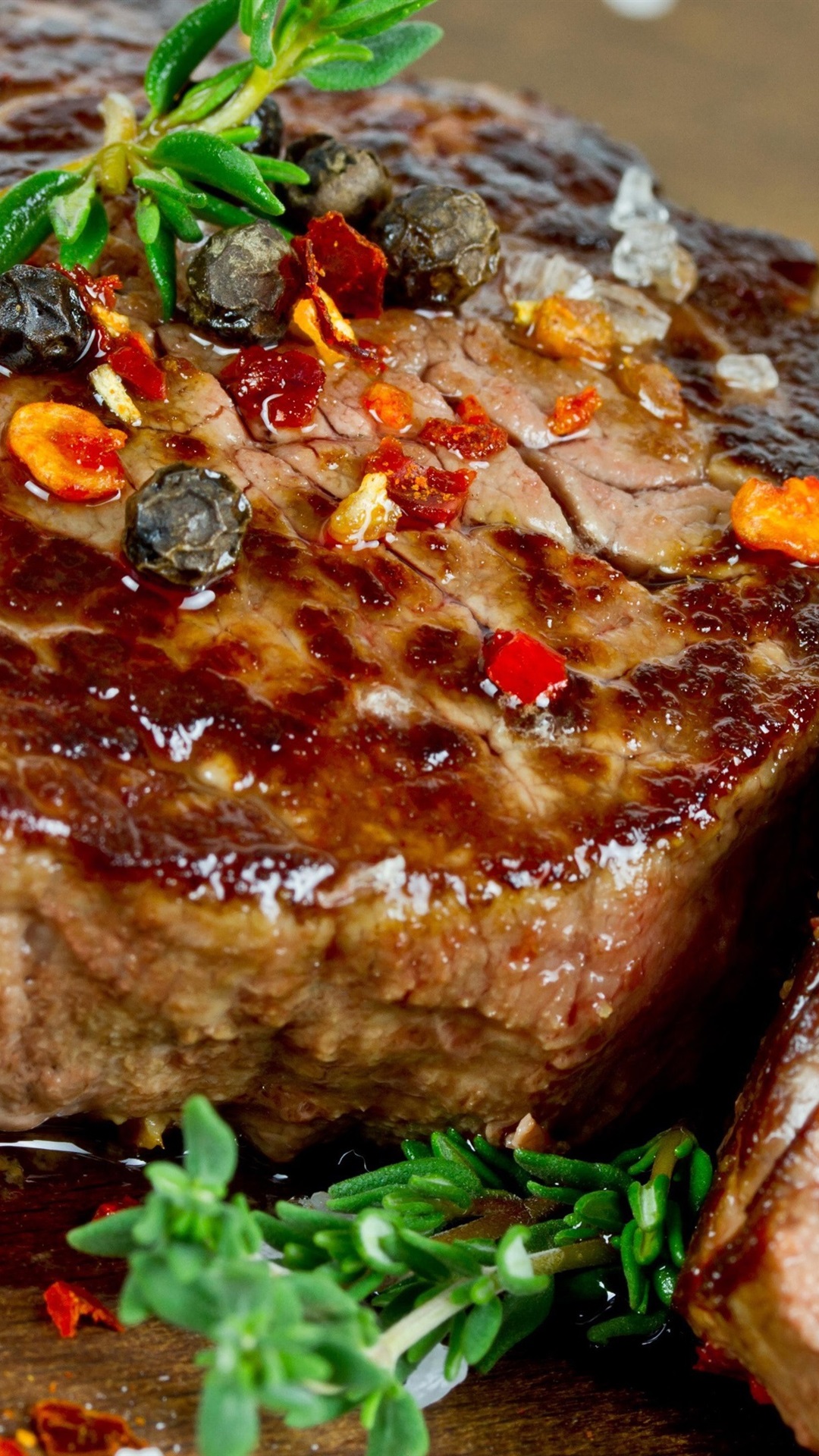 Iphone Wallpaper Cooked Meat, Ingredients, Food - Ultra Hd Bilder Fleisch - HD Wallpaper 