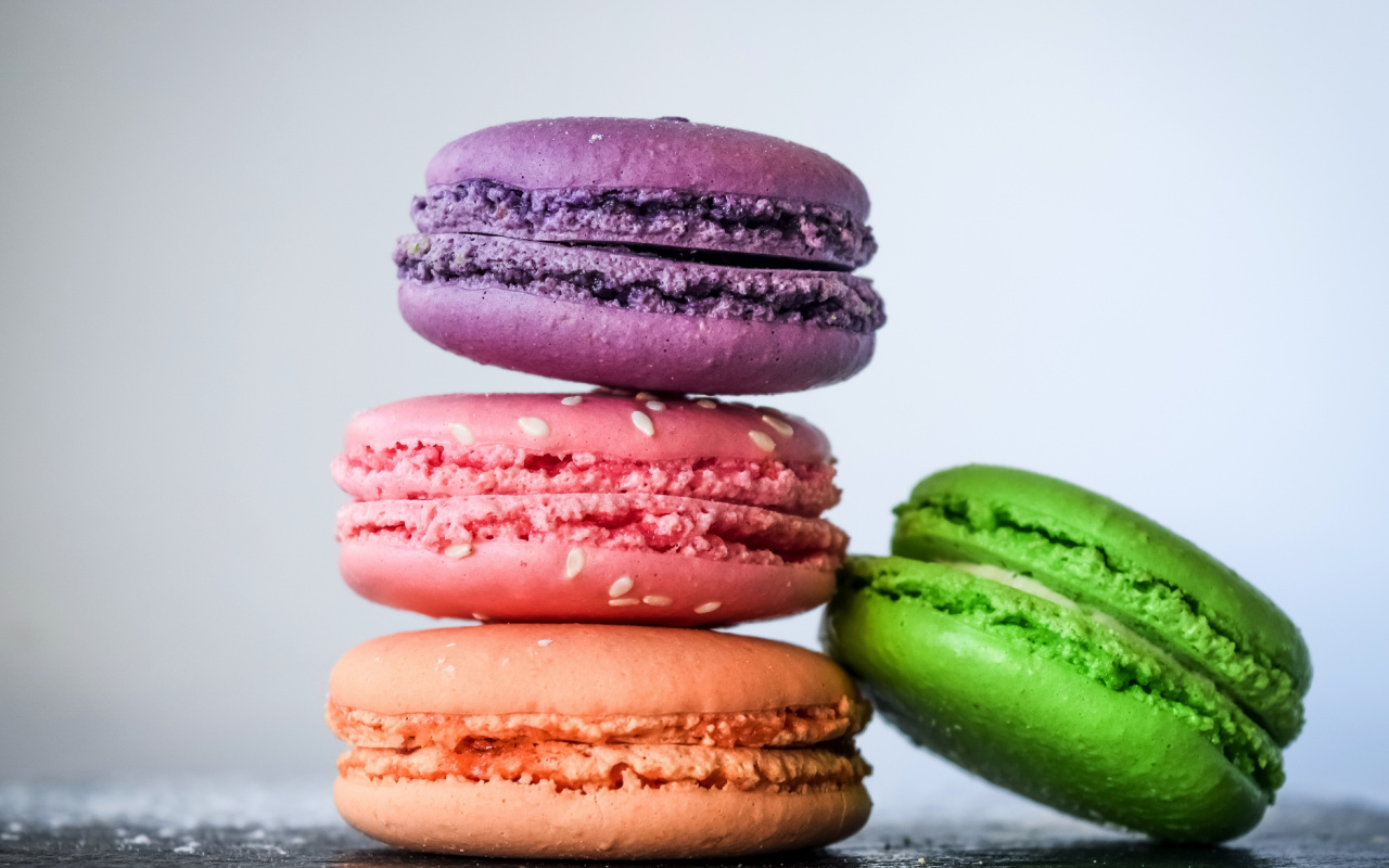 Macarons Food Sweets Close Up Colorful Wallpaper Ultra Hd Food Wallpaper 4k 1280x800 Wallpaper Teahub Io