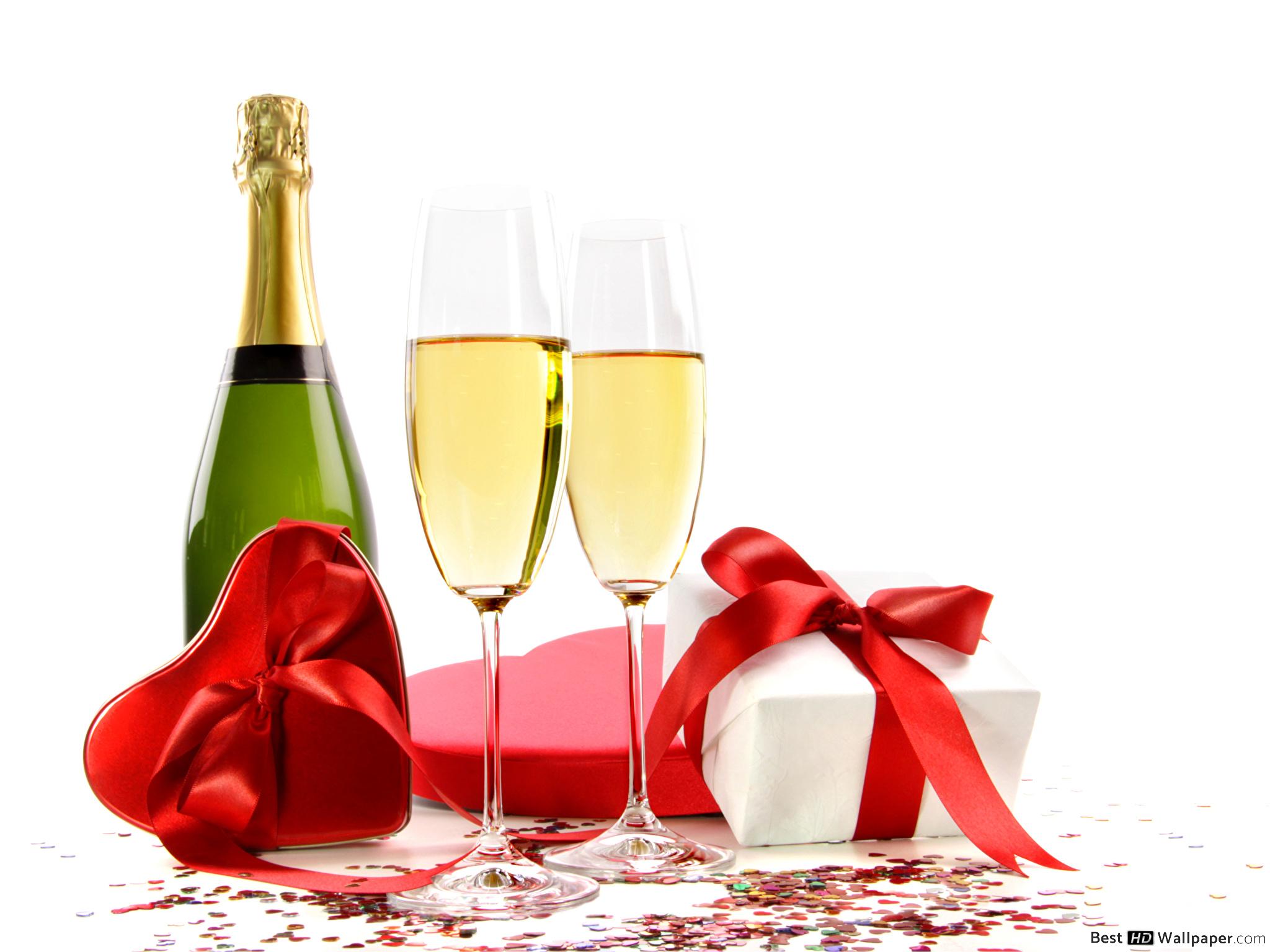 Cake And Champagne Png - HD Wallpaper 