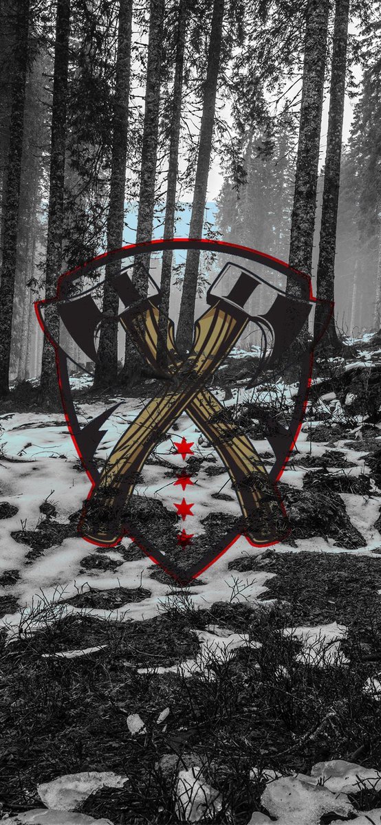 Snow Background Of Woods Iphone - HD Wallpaper 