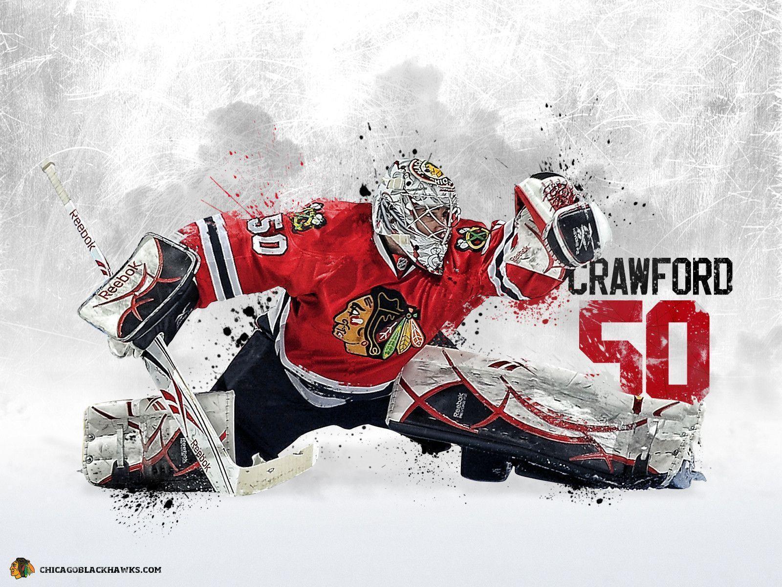 Chicago Blackhawks Wallpaper Corey Crawford - HD Wallpaper 
