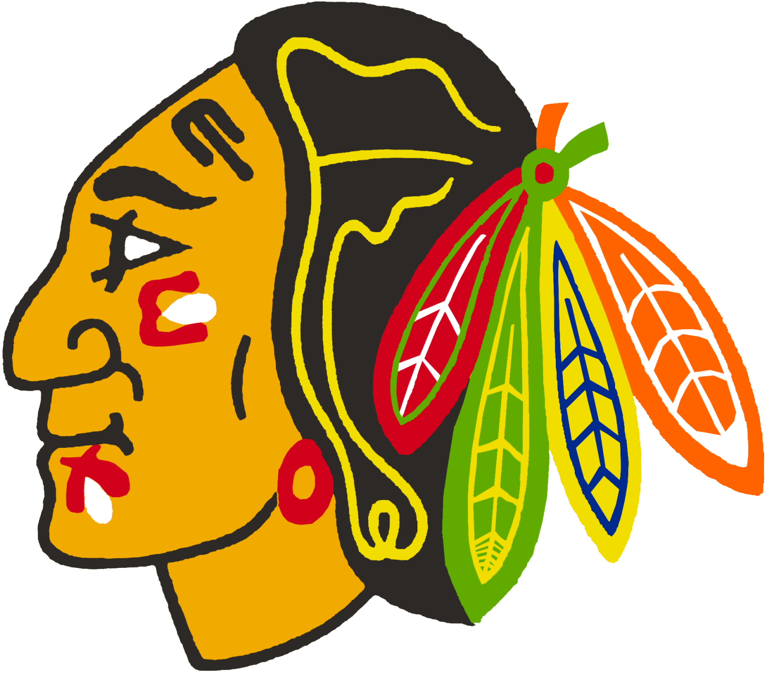 Chicago Blackhawks Feathers Png - Blackhawks Logo - HD Wallpaper 