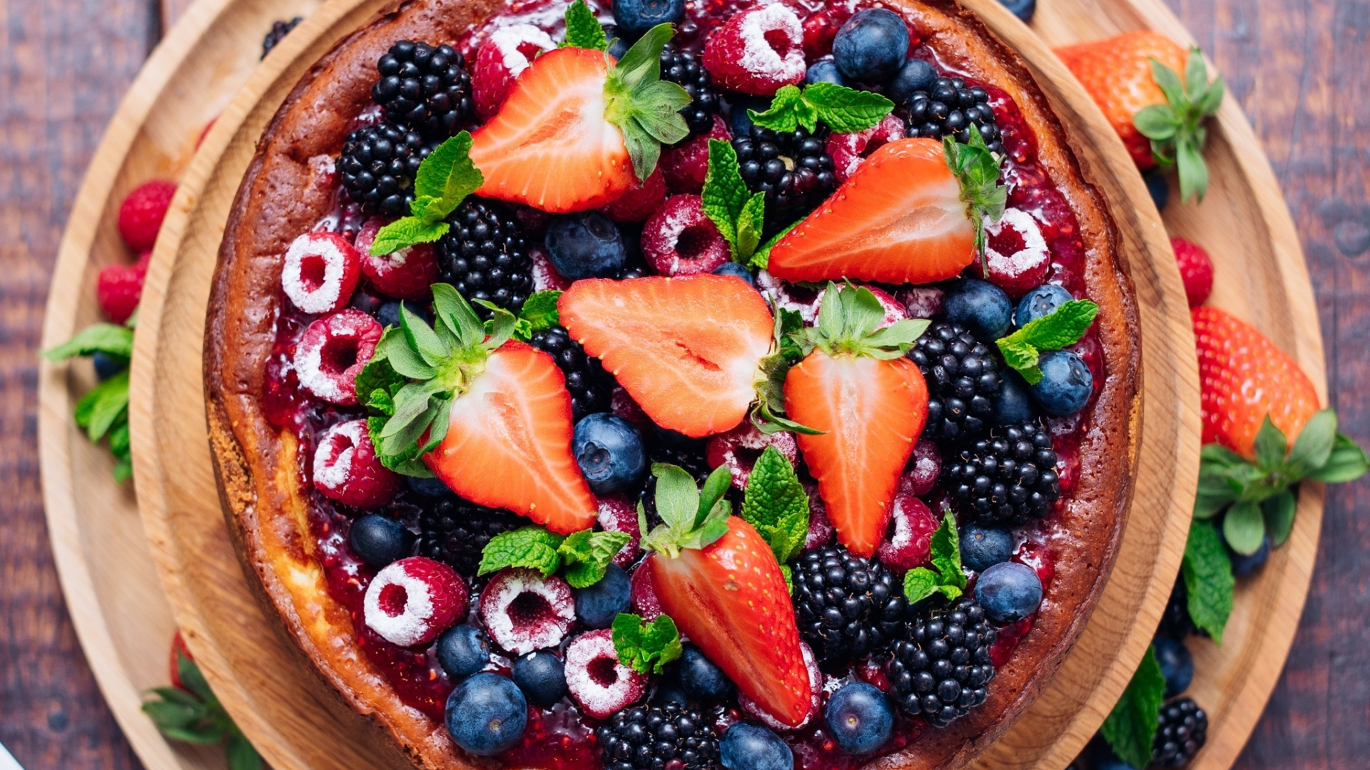 Fruits, Cake, Food, Wallpaper - Cake Wallpaper For Laptop - HD Wallpaper 