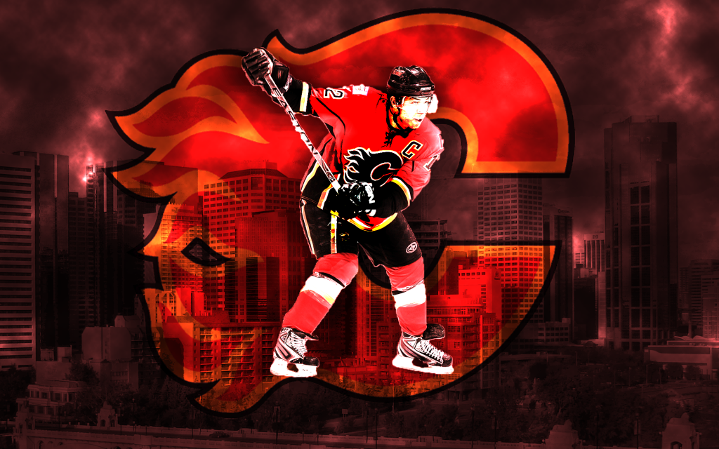 Calgary Flames Wallpaper - Jarome Iginla - HD Wallpaper 