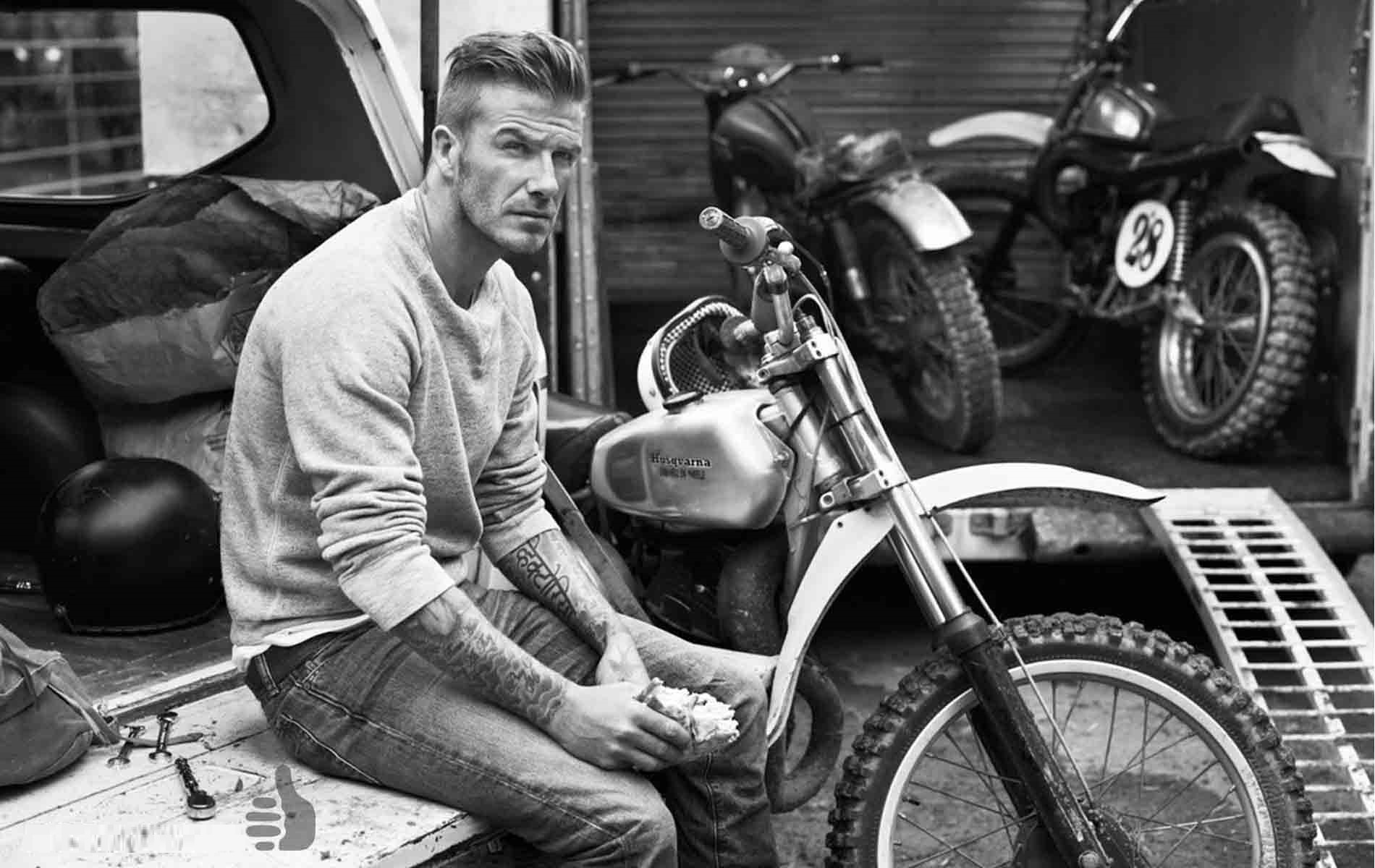 David Beckham Wallpaper - David Beckham Style Motorcycle - HD Wallpaper 