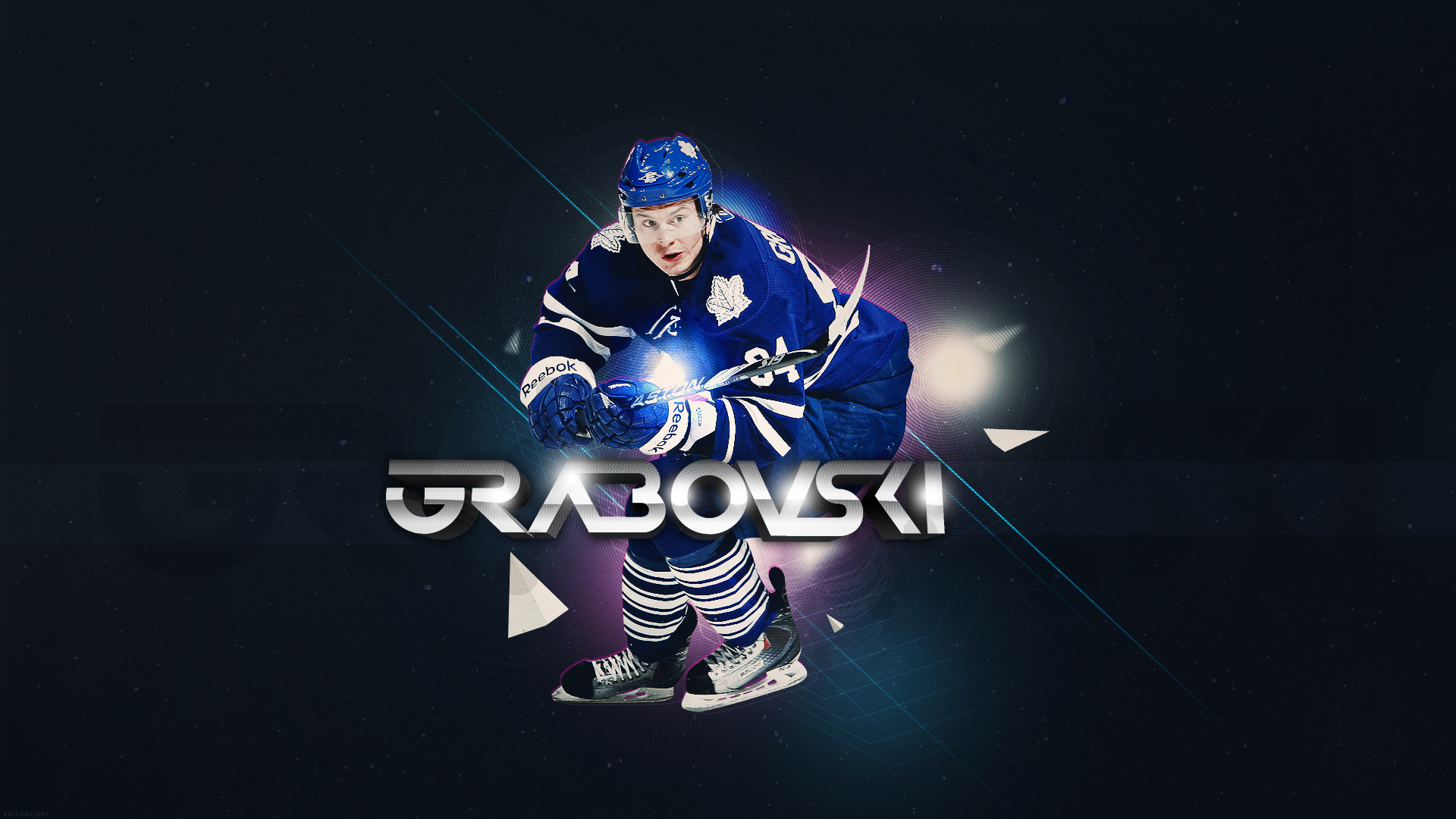 Hockey Mikhail Grabovski Toronto Maple Leafs - Mikhail Grabovski - HD Wallpaper 