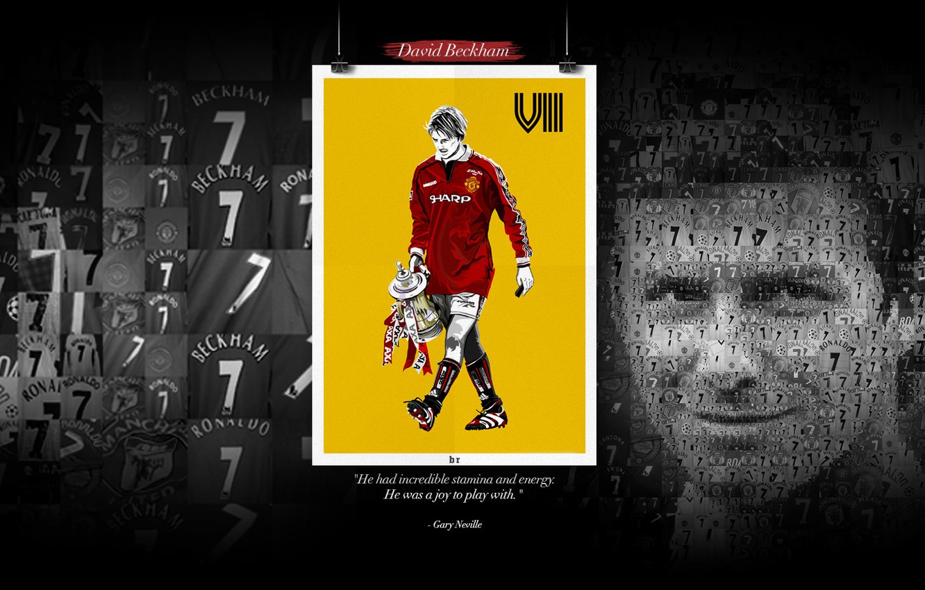 Photo Wallpaper Wallpaper, Sport, David Beckham, Football, - Poster - HD Wallpaper 
