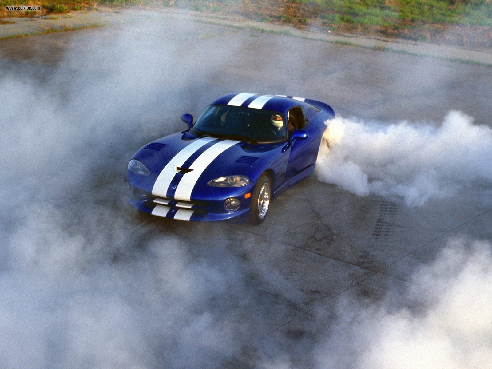 Dodge Viper Burnout Drift - HD Wallpaper 