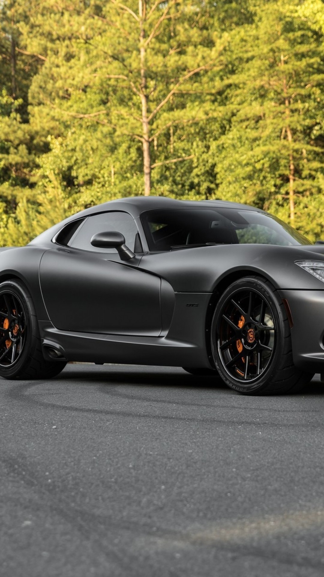 Dodge Viper Gts, Silver, Side View, Sport, Cars, Trees - Dodge Viper Gts Wallpaper Iphone - HD Wallpaper 