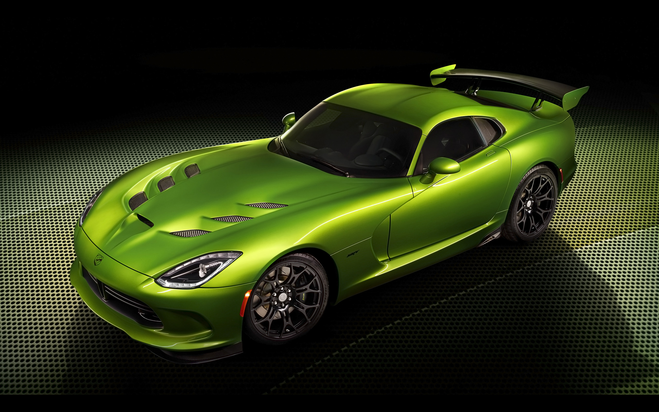 Srt Viper Wallpaper - Dodge Viper 2018 Green - HD Wallpaper 