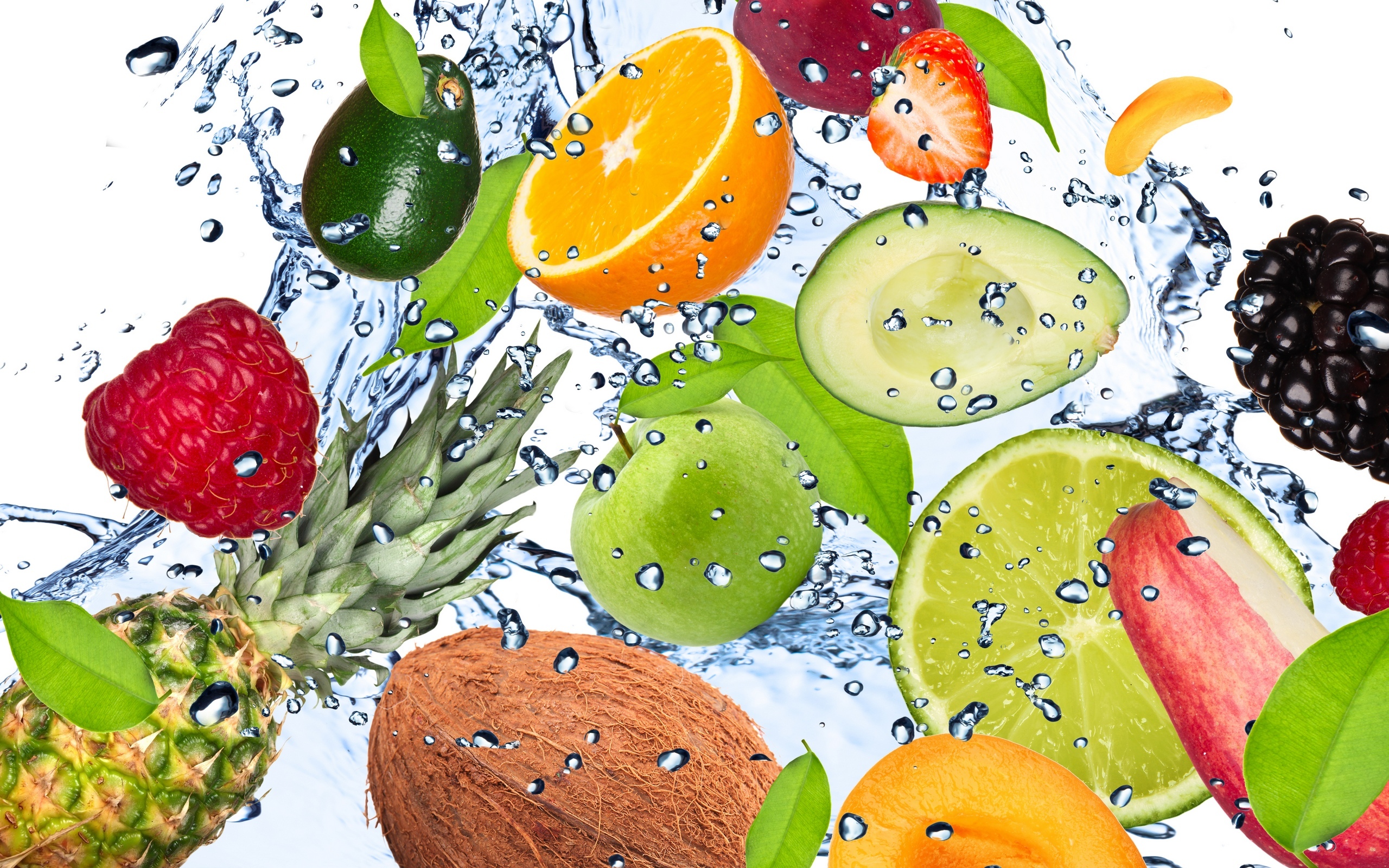 Fruits Wallpapers - Water Fruits - 2560x1600 Wallpaper 