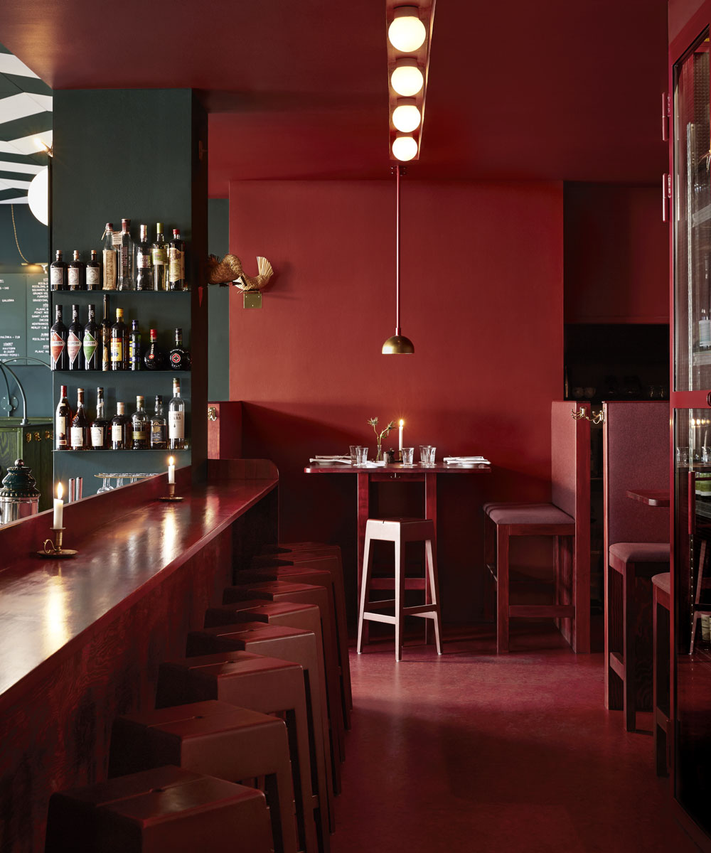 Bar Central In Stockholm, Designed By Ugly Cute - Stockholm Bar Design - HD Wallpaper 
