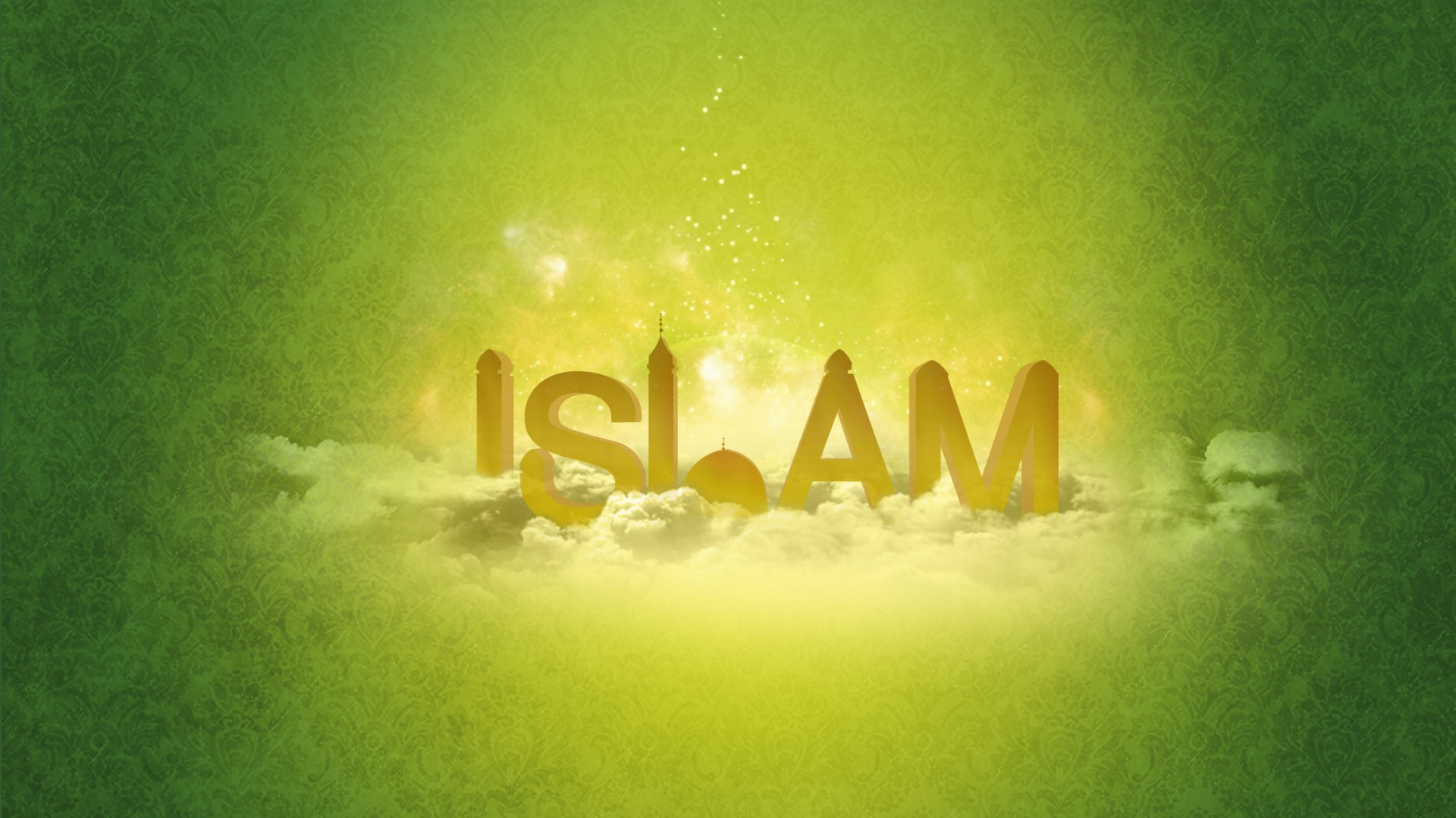 Islam In Green - HD Wallpaper 