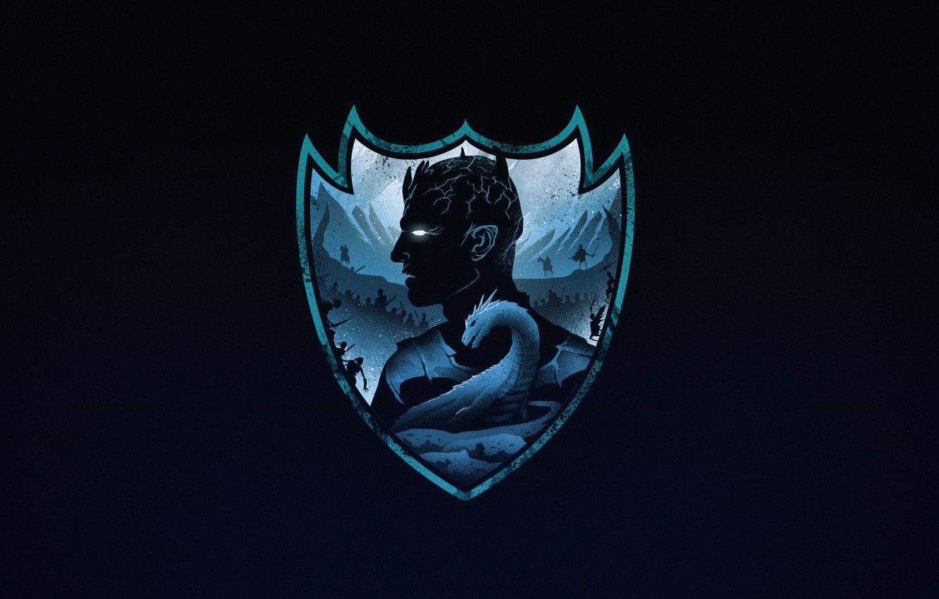 Photo Wallpaper Minimalism, Background, Art, Game Of - Game Of Thrones White Walker Crest - 1332x850 Wallpaper Photo Wallpaper Minimalism, Background, Art, Game Of - Game Of Thrones White Walker Crest - 1332x850 Wallpaper