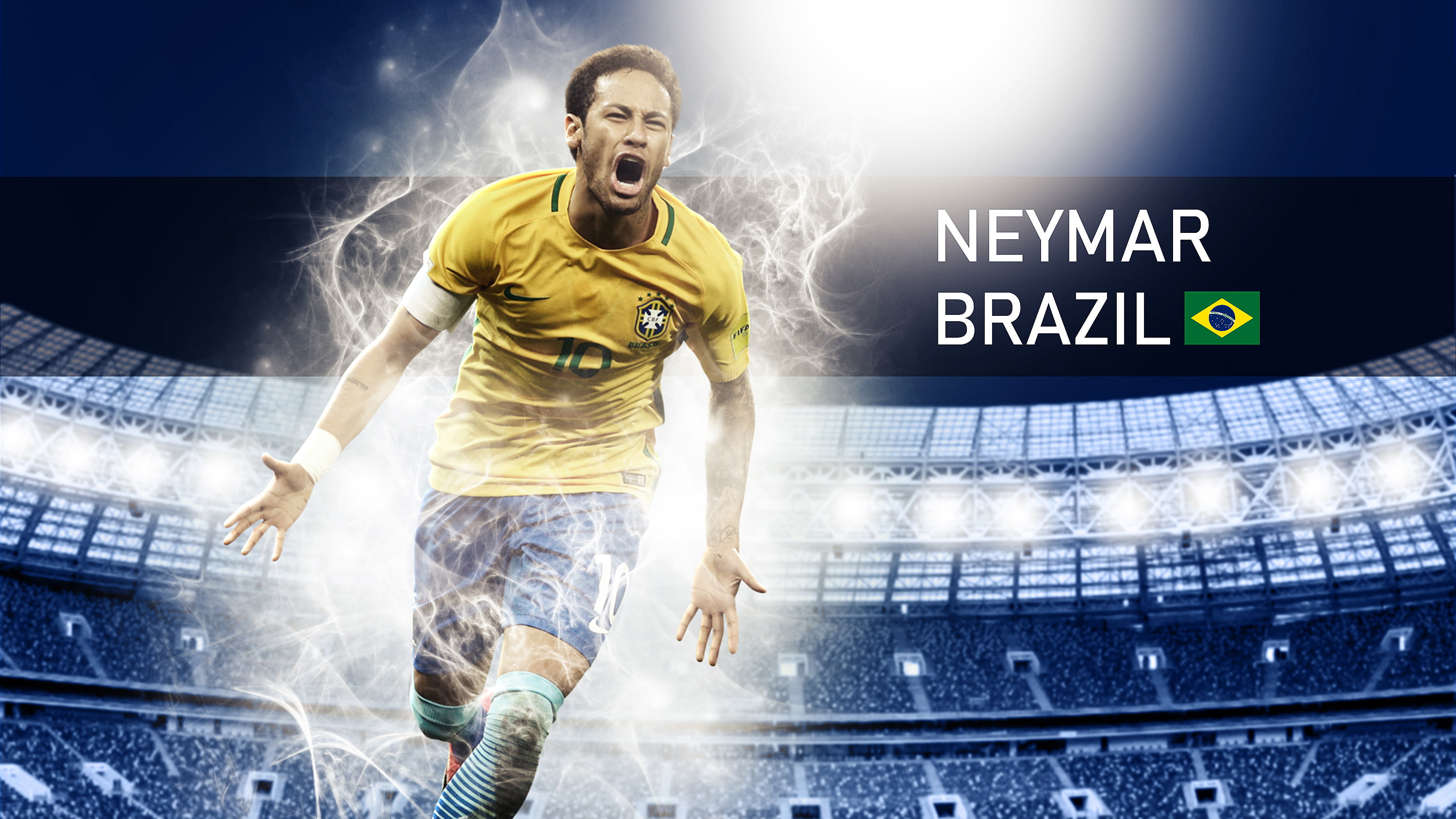 Brazil Football Brazil Neymar Jr - HD Wallpaper 