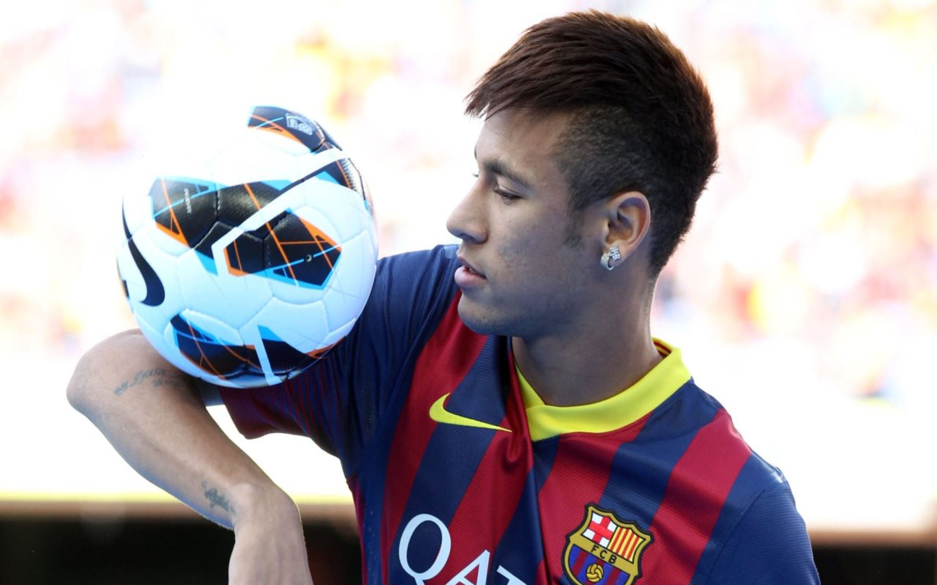 Neymar Barcelona Hairstyle - HD Wallpaper 