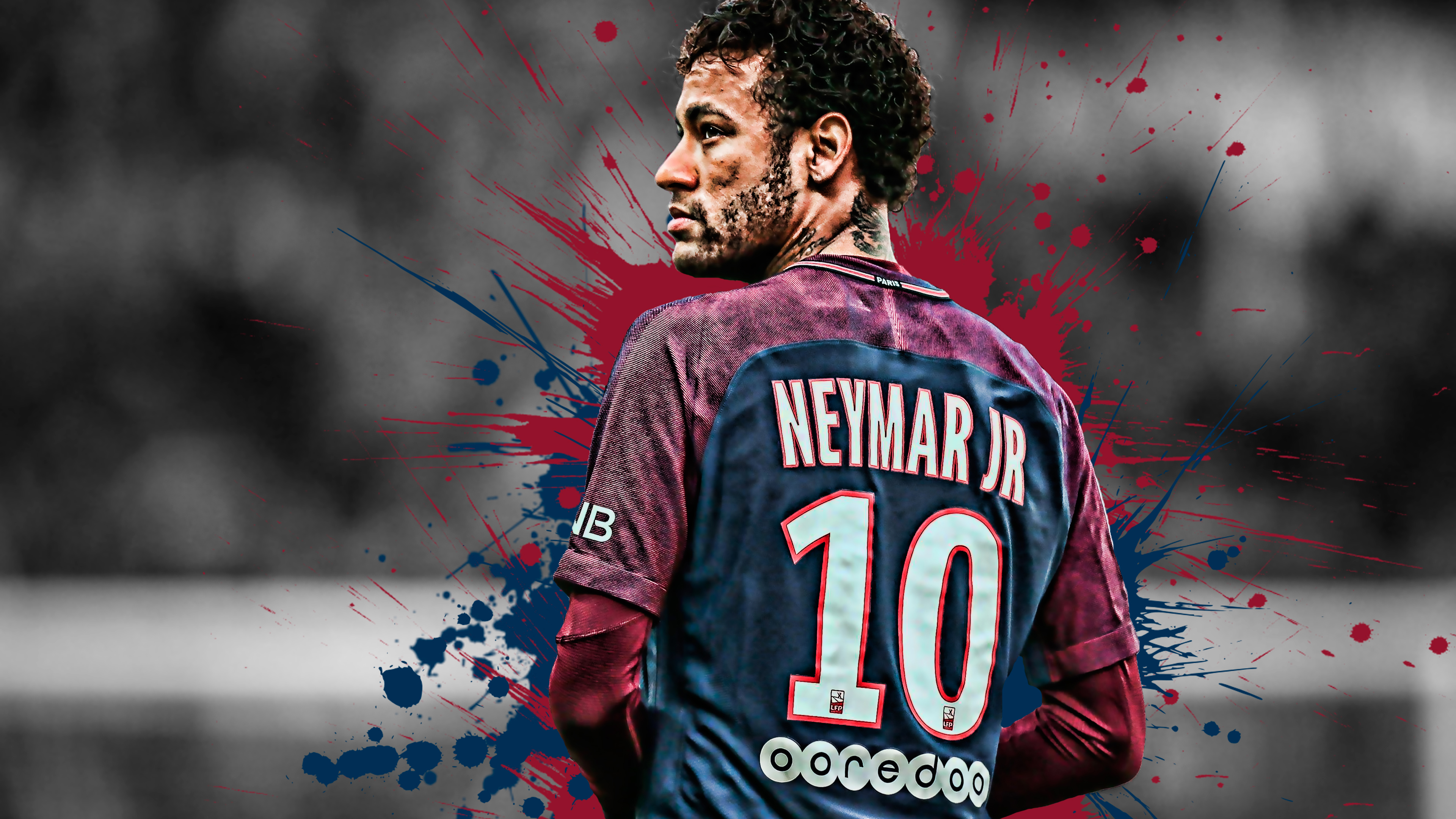 Neymar Brazilian Football Player 4k Wallpapers - Football Players Wallpaper 4k - HD Wallpaper 