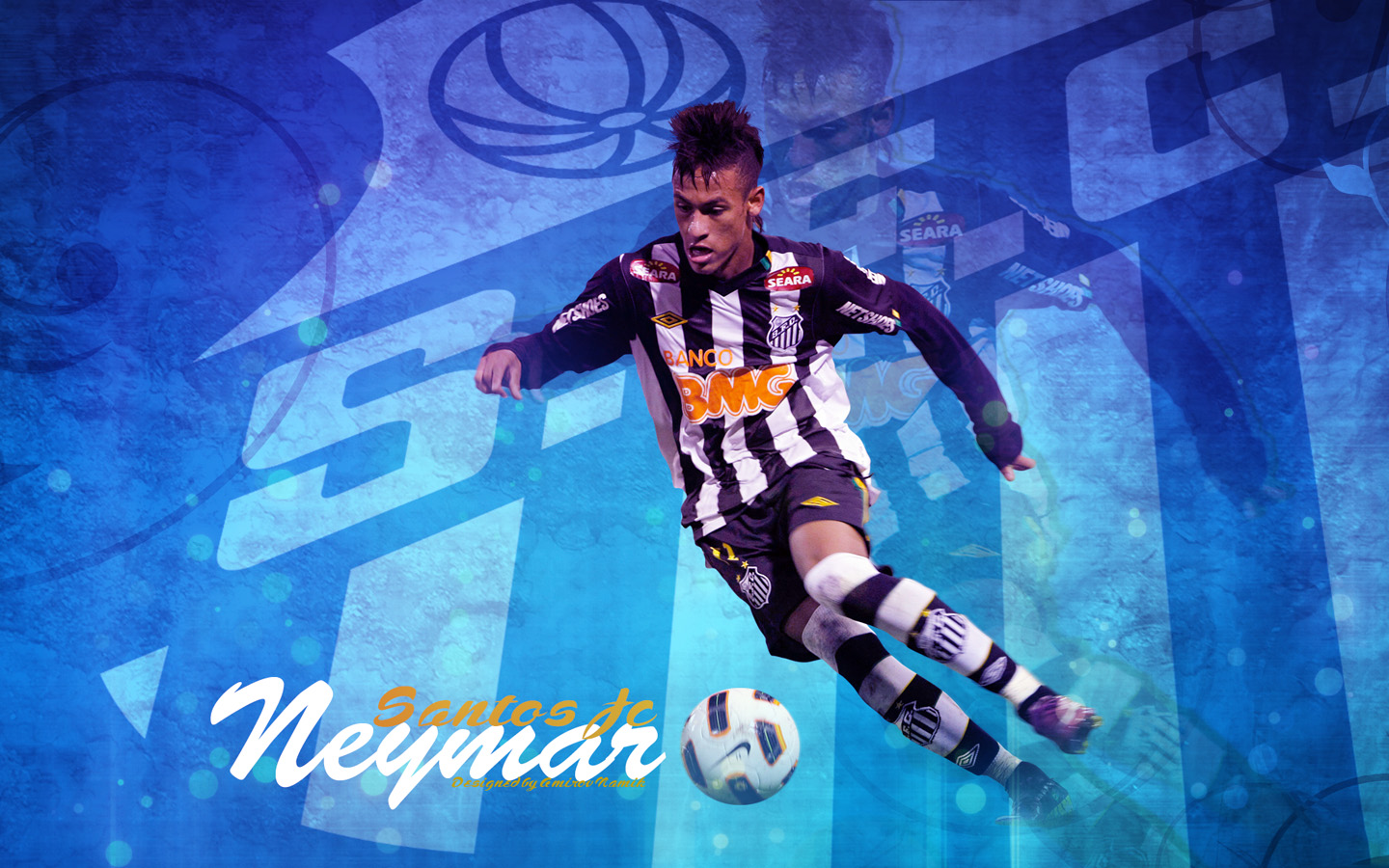 Neymar Wallpaper - Neymar Wallpaper 2011 - HD Wallpaper 