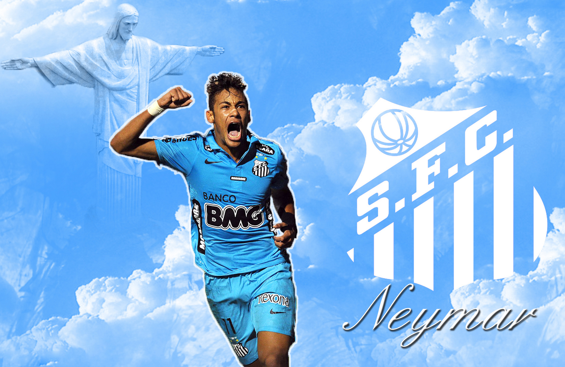 Neymar Wallpaper Santos - HD Wallpaper 