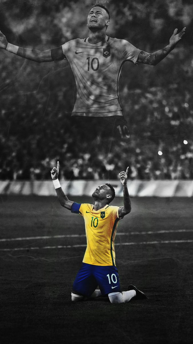 Neymar Iphone Wallpaper Brazil - HD Wallpaper 