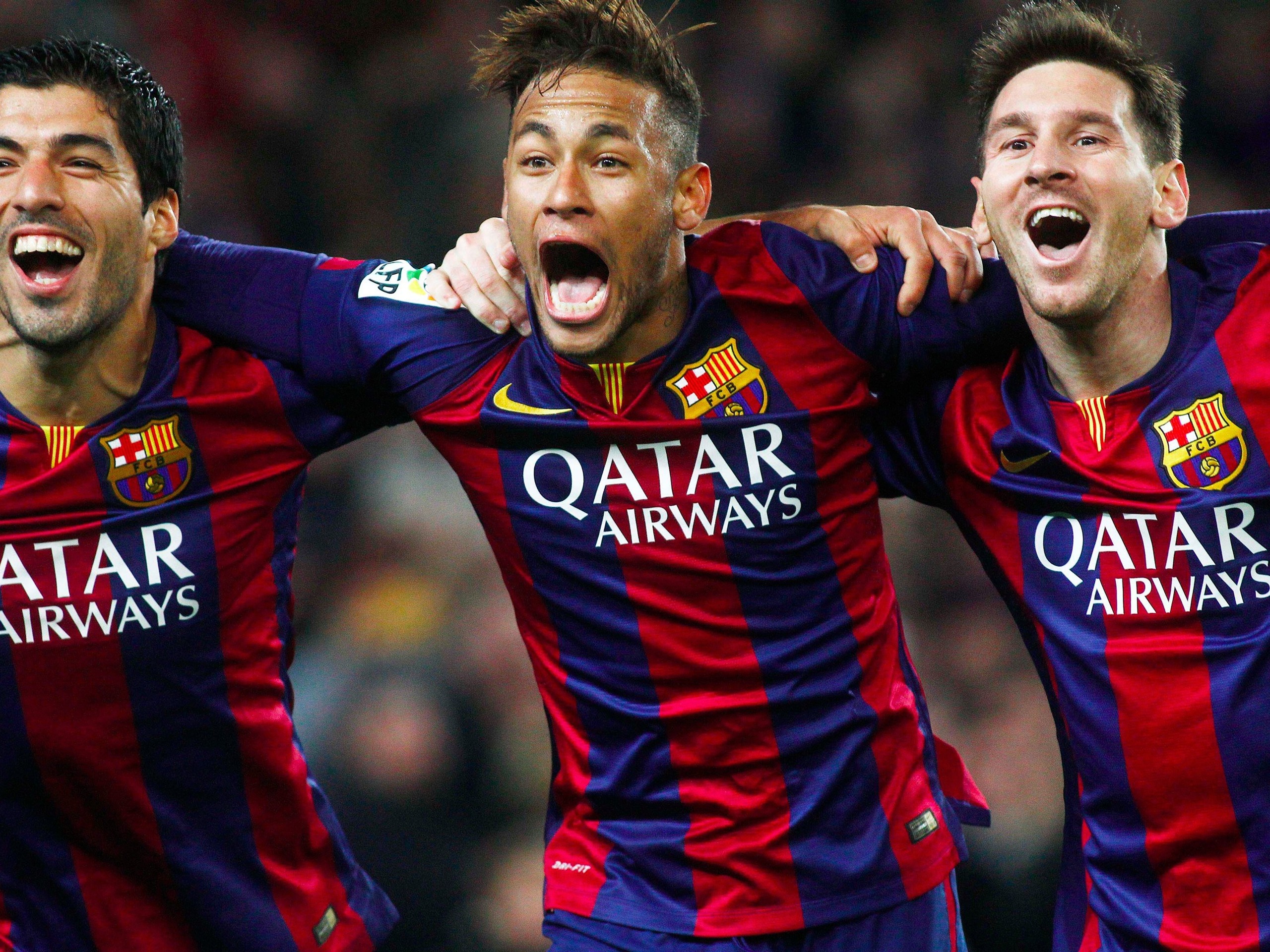 Luis Suarez Messi Neymar - HD Wallpaper 