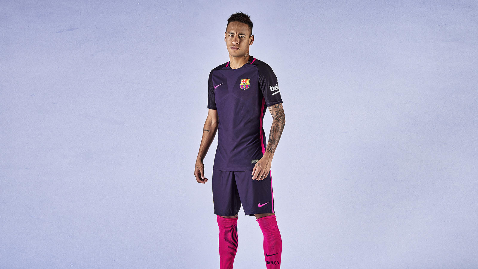 Barcelona New Kit 2016 Neymar - HD Wallpaper 