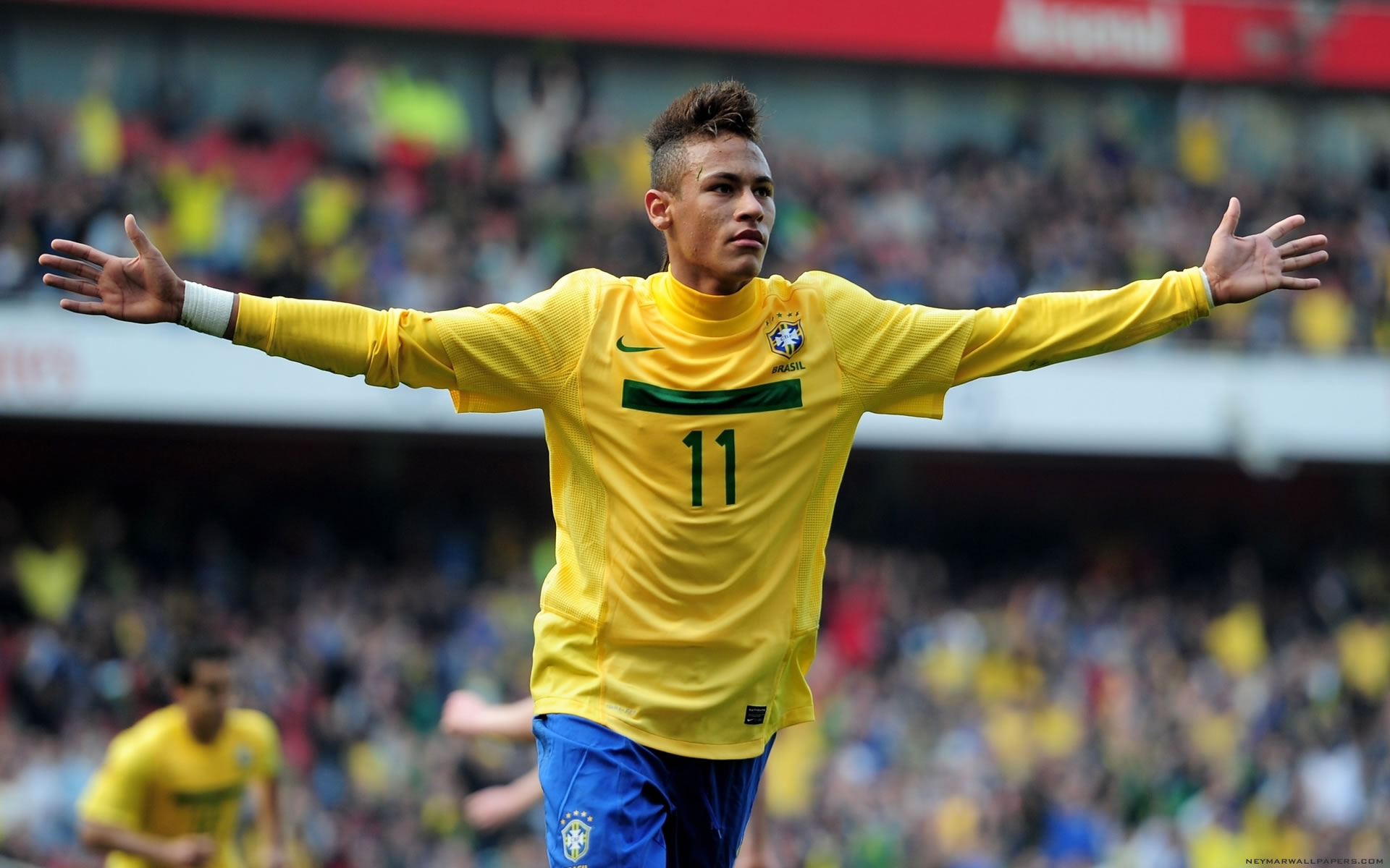 Neymar Jr Brazil 2012 - HD Wallpaper 