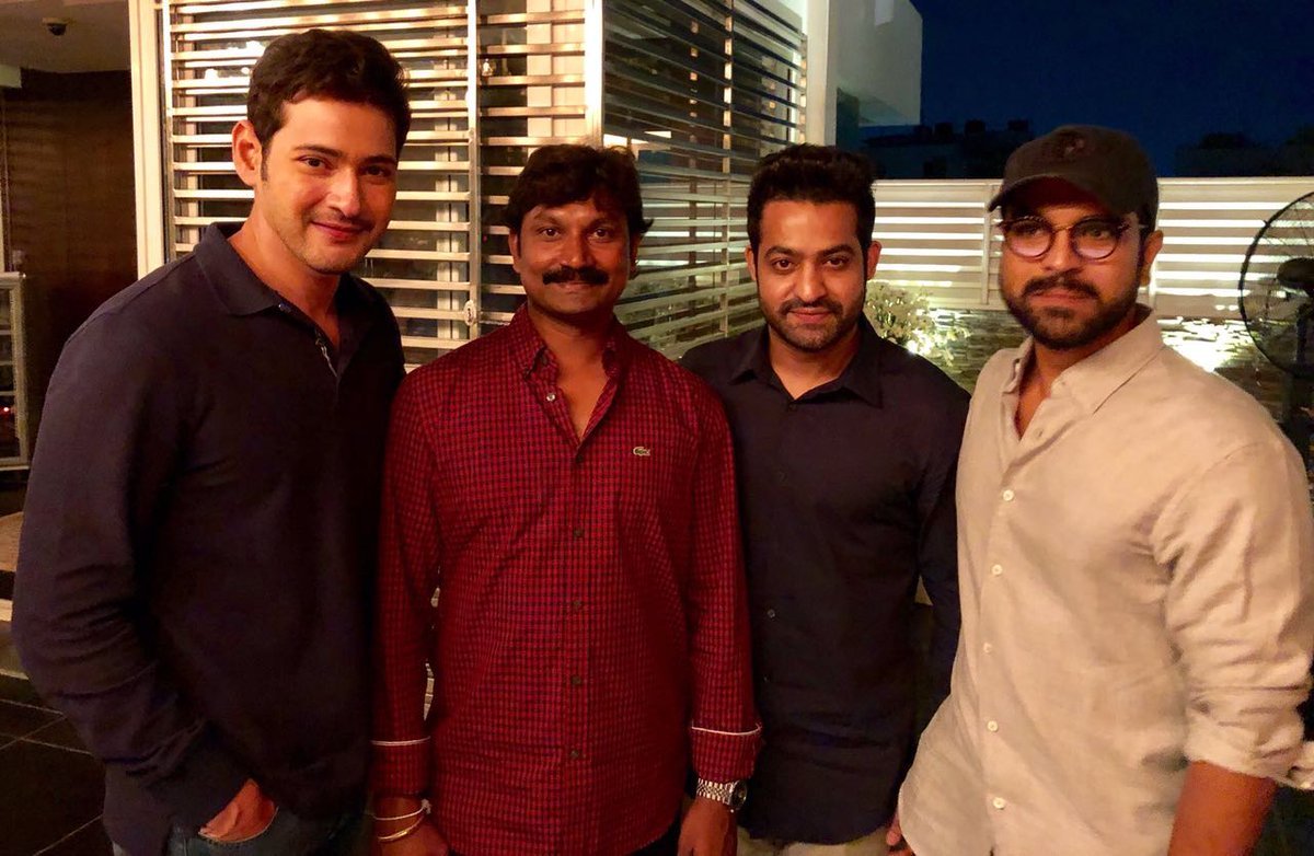 Jrntr Ramcharan Mahesh At A Private Party Photos - Jr Ntr And Ram Charan - HD Wallpaper 