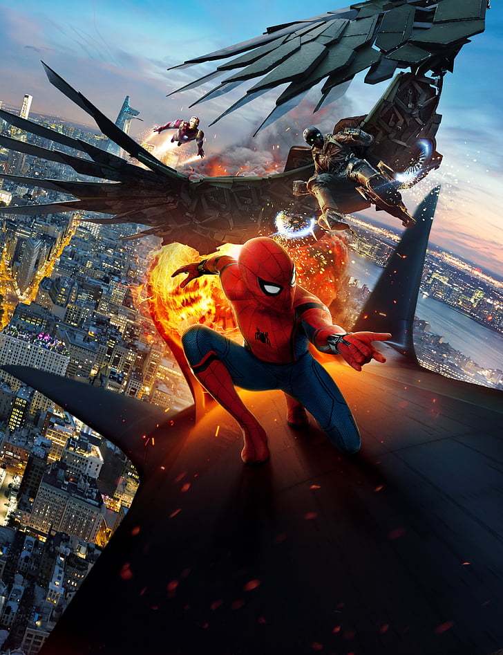 Spider Man 3d Wallpaper, Spider Man - Spiderman Homecoming Wallpaper 4k - HD Wallpaper 