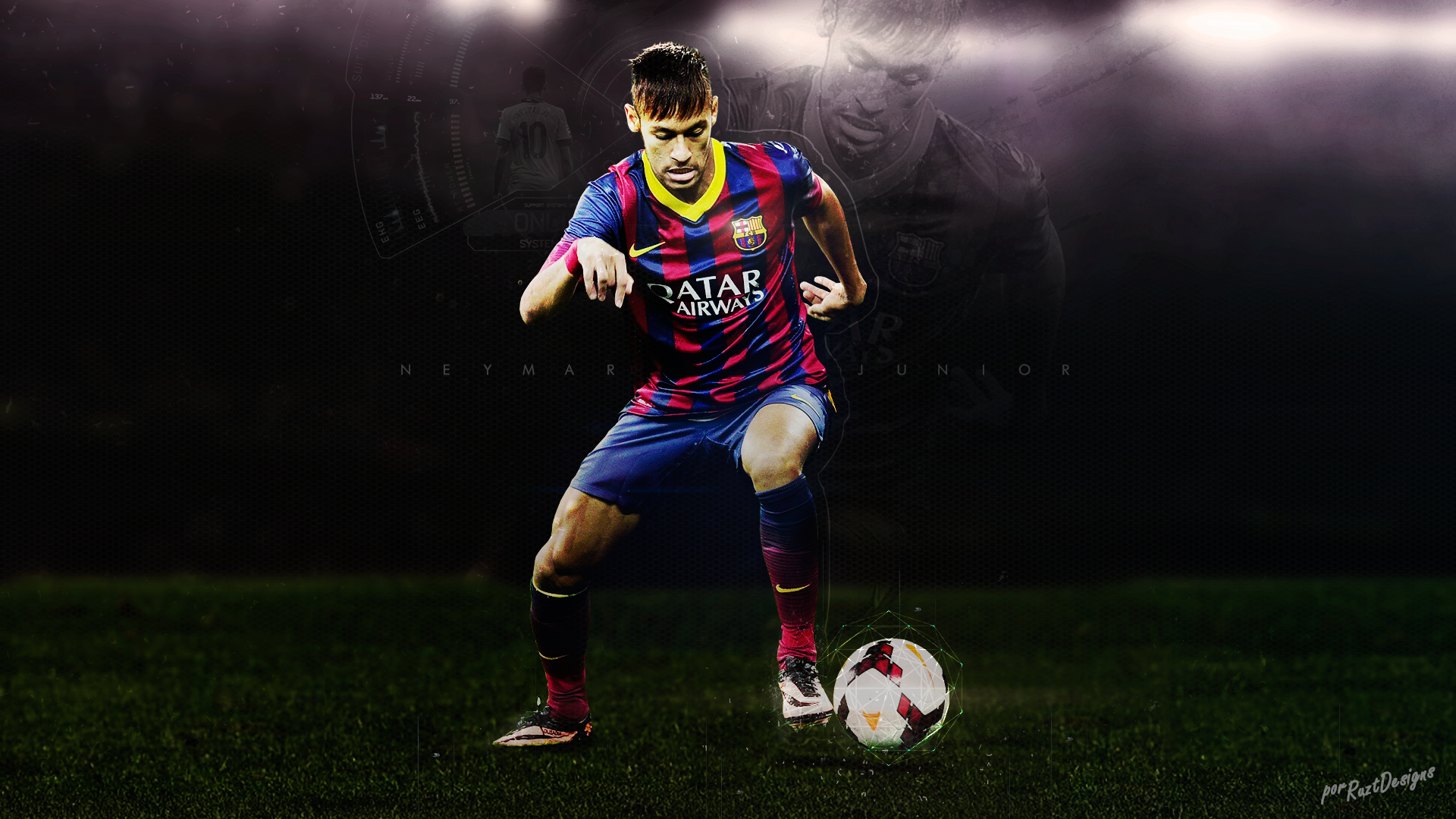 Neymar Wallpaper - Neymar Wallpaper Png - HD Wallpaper 