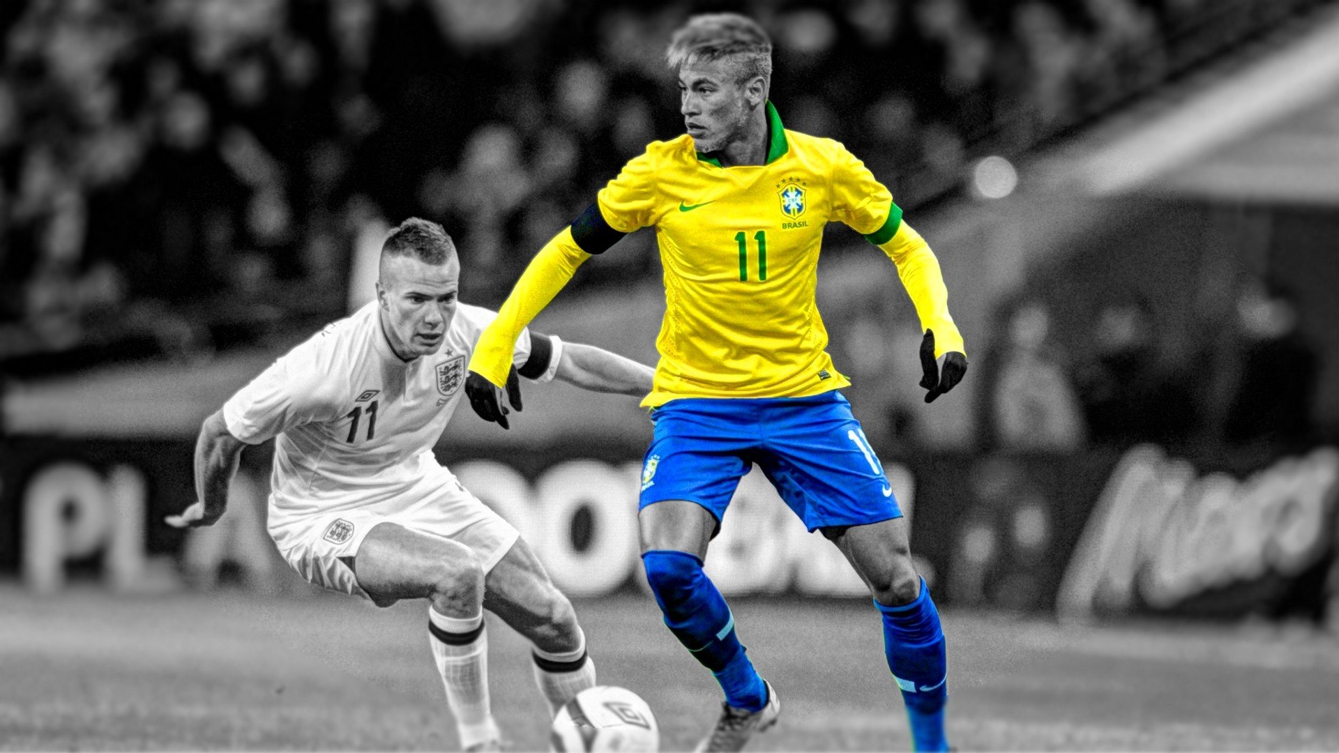 Download Hd Neymar Desktop Background Id - Neymar Brazil Wallpapers Neymar - HD Wallpaper 