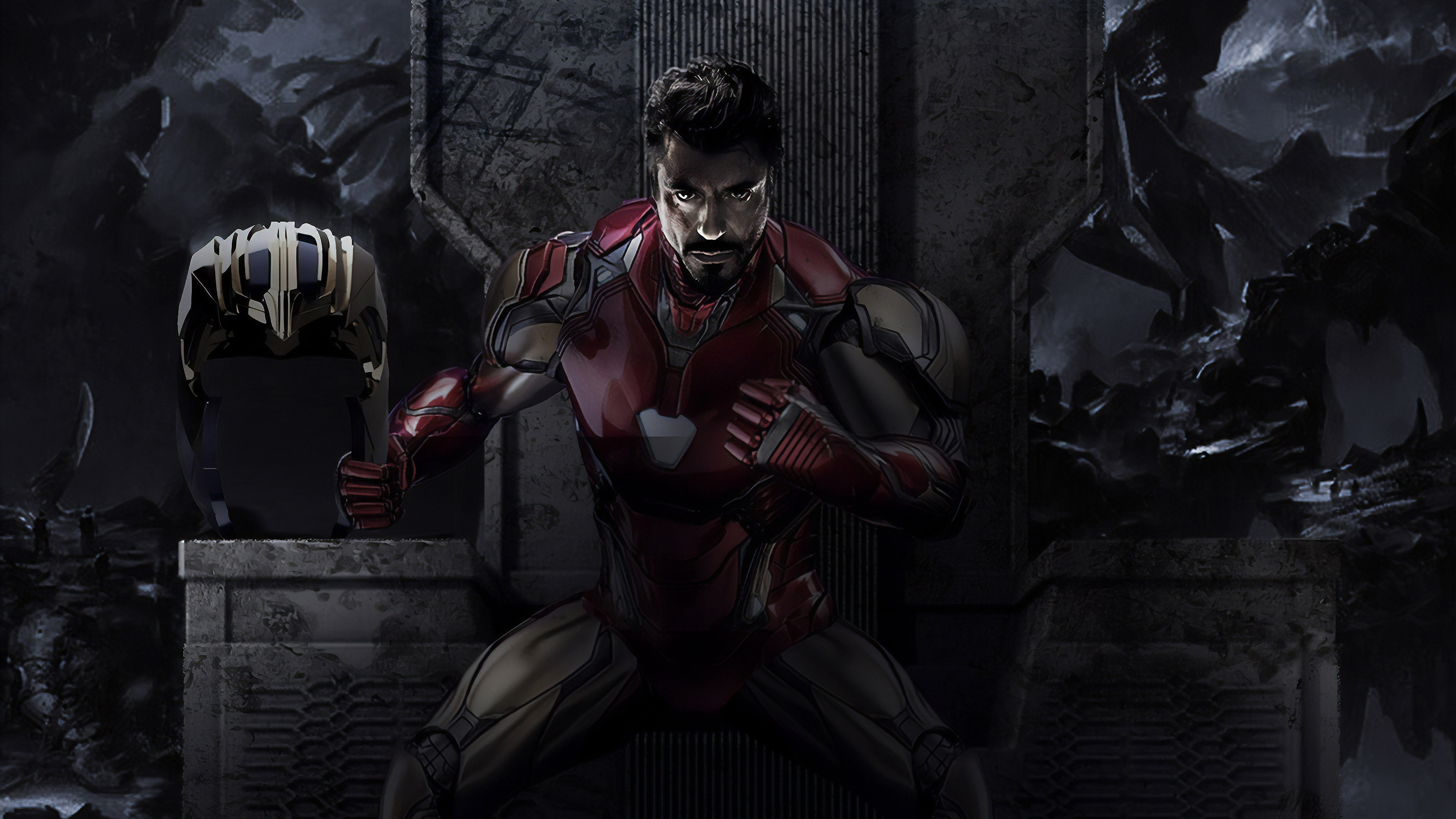 Iron Man, Tony Stark, Avengers Endgame, 4k, - Tony Stark Wallpapers 4k - HD Wallpaper 